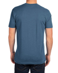 Vector Tee - Heather Cobalt